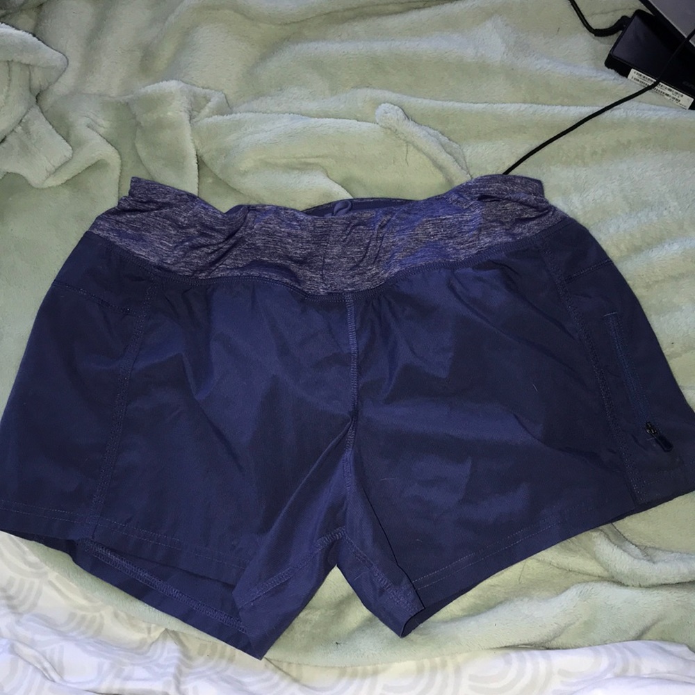 Purple lululemon size 8 shorts